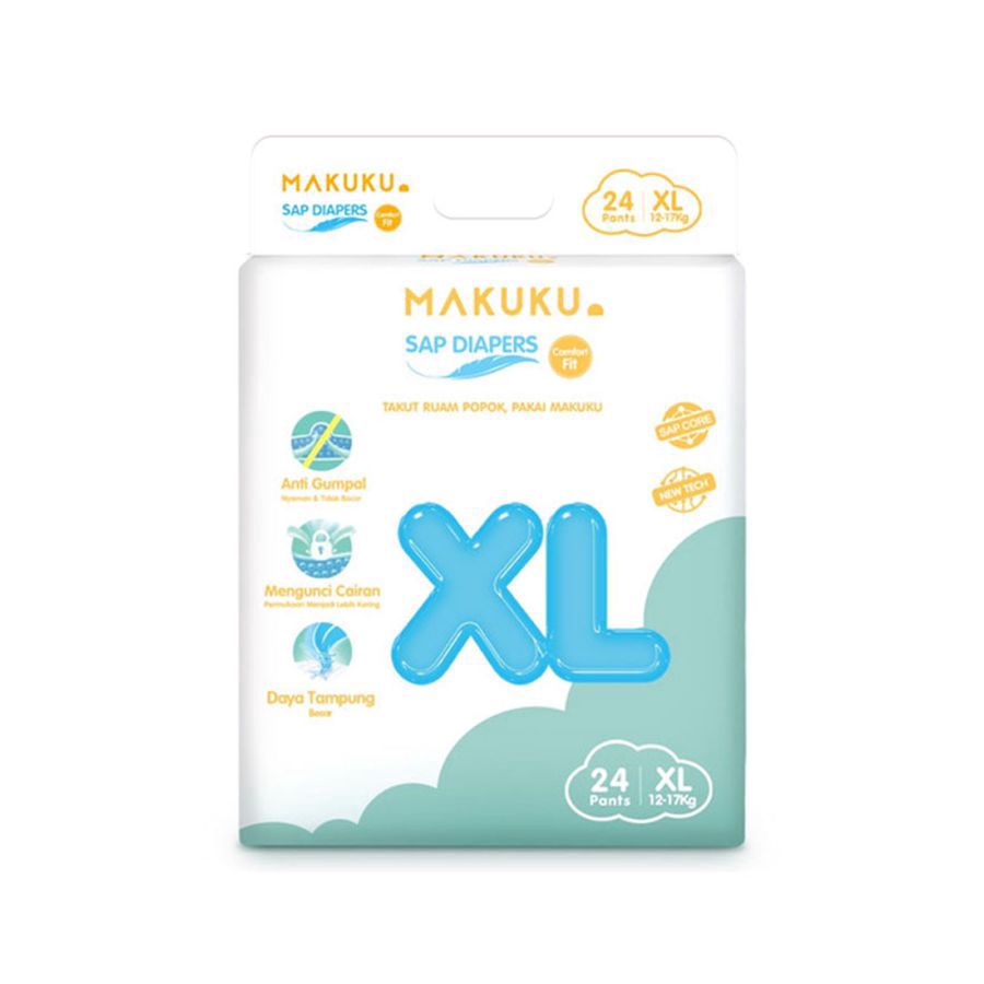 Makuku SAP Diapers Comfort Fit XL24 Pants 1pack
