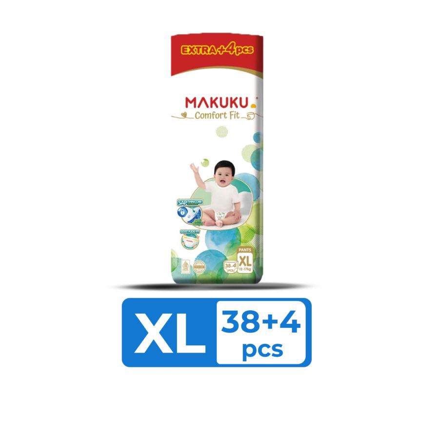Makuku SAP Comfort Fit Pants Diapers XL38+4 1pcs