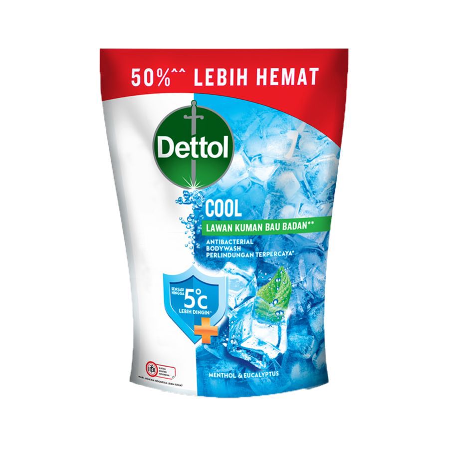 Dettol Cool Menthol & Eaucalyptus Antibacterial Body Wash 720gram