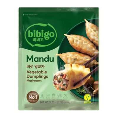 Bibigo Mandu Vegetable Dumplings Mushroom 420gram