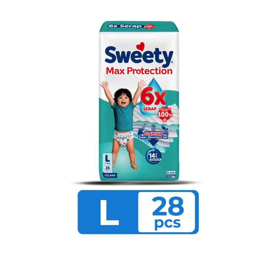 Sweety Max Protection - Silver Upgrade Pants Diapers L28 1pack