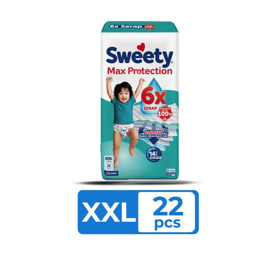 Sweety Max Protection - Silver Upgrade Pants Diapers XXL22 1pack
