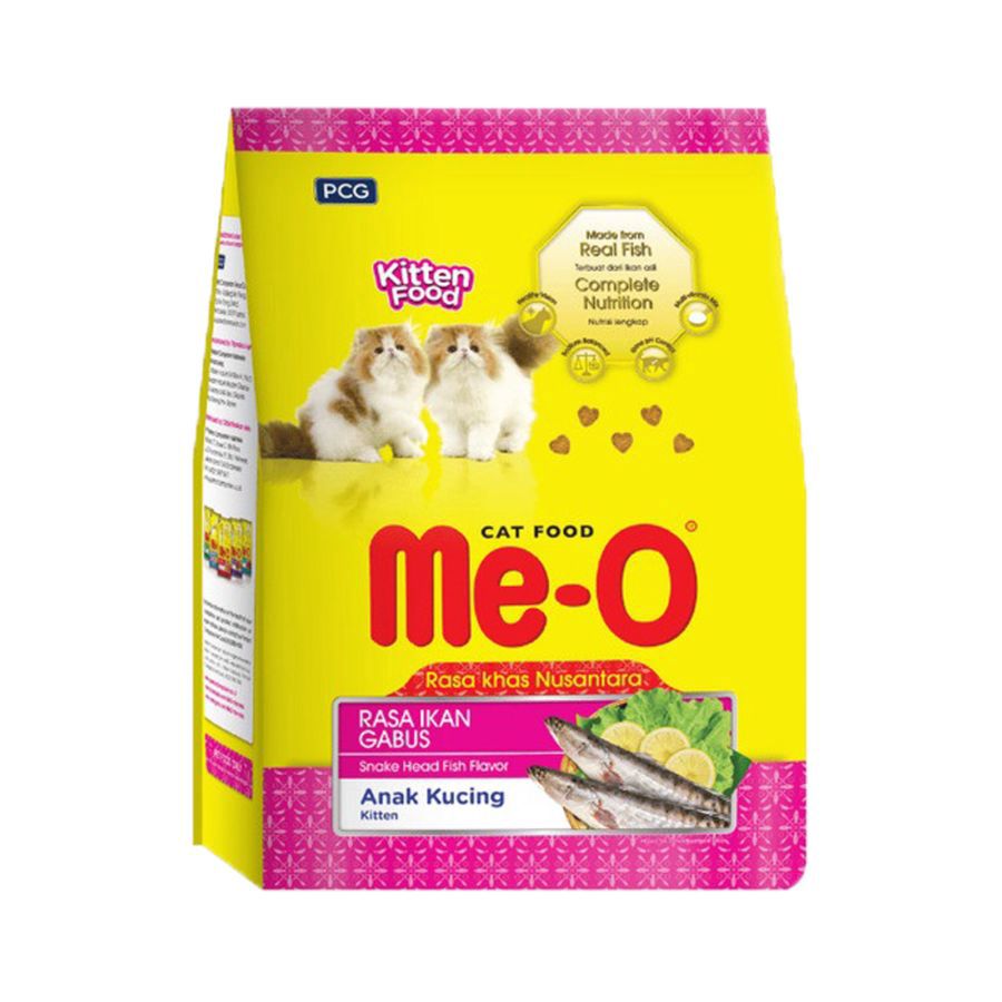 Me-O Dry Cat Kitten Nusantara Ikan Gabus