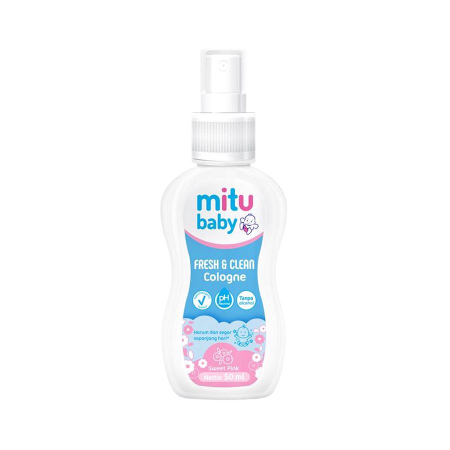 Mitu Baby Cologne Sweet Pink Spray Parfum Bayi 50ml