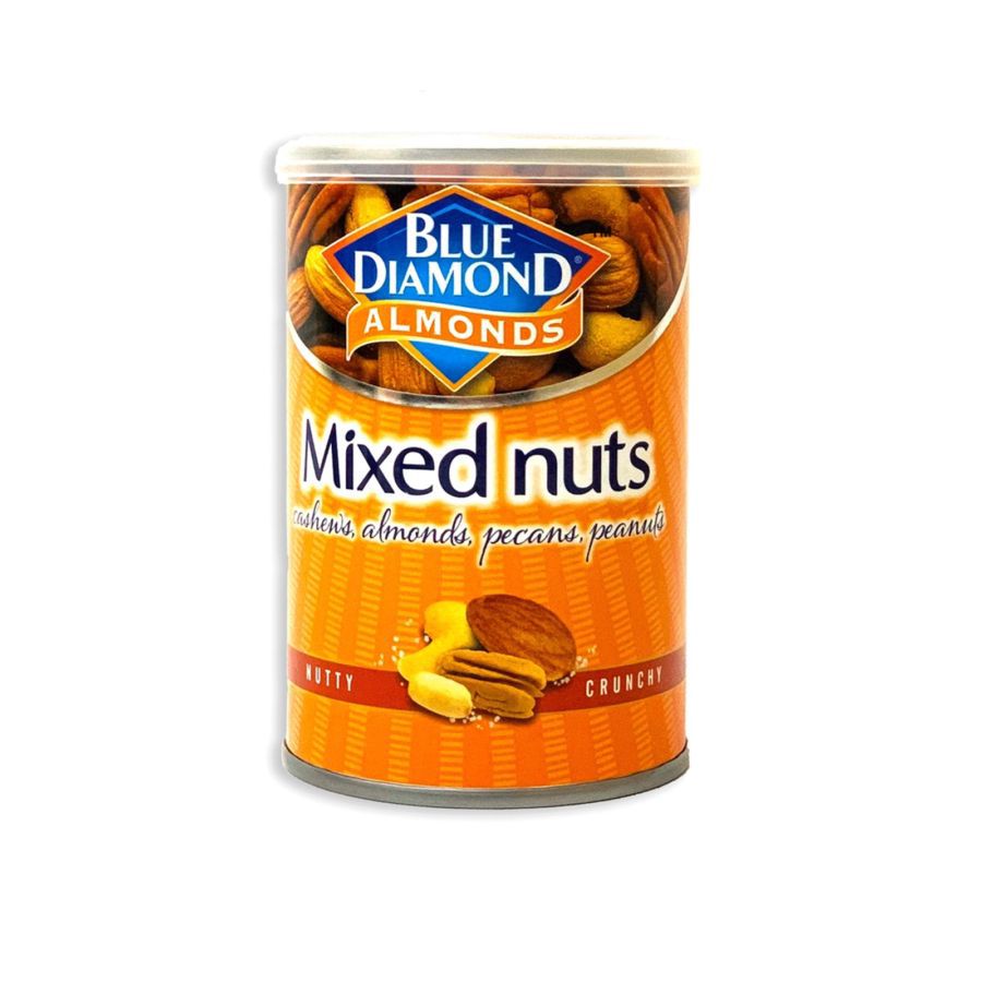 Blue Diamond Almond Mixed Nuts Roasted Kacang Panggang 135gram