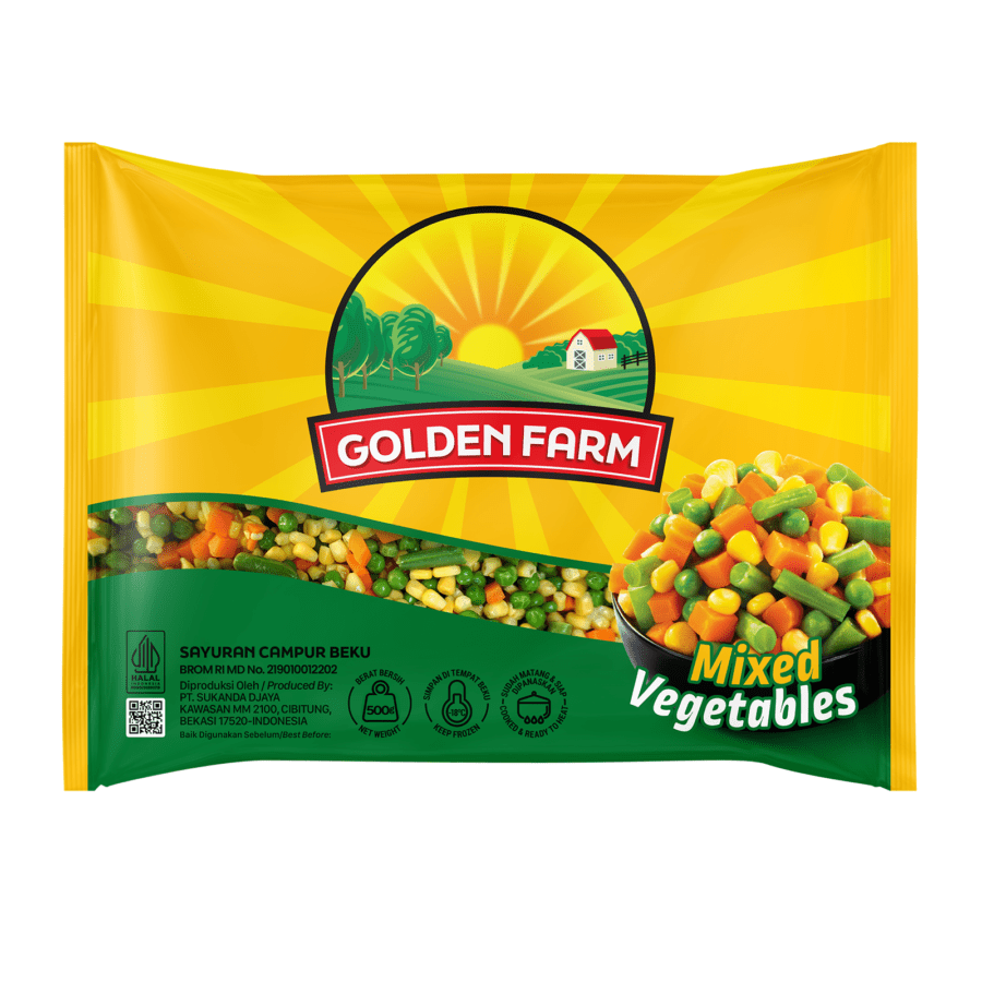 Golden Farm Mixed Vegetable Frozen 500gram