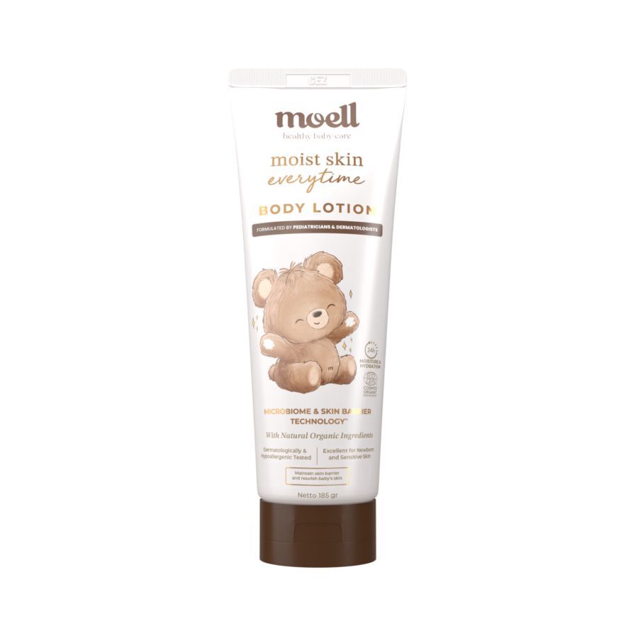Moell Moist Skin Evertytime Body Lotion Perawatan Bayi 185gram