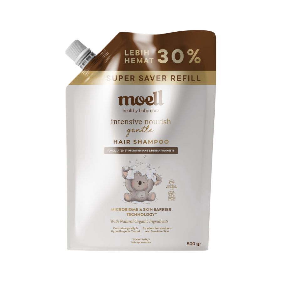Moell Intensive Nourish Gentle Baby Shampoo Refill 500gram