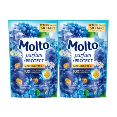 Bundle Isi 2 Molto Morning Fresh Pelembut dan Pewangi Pakaian