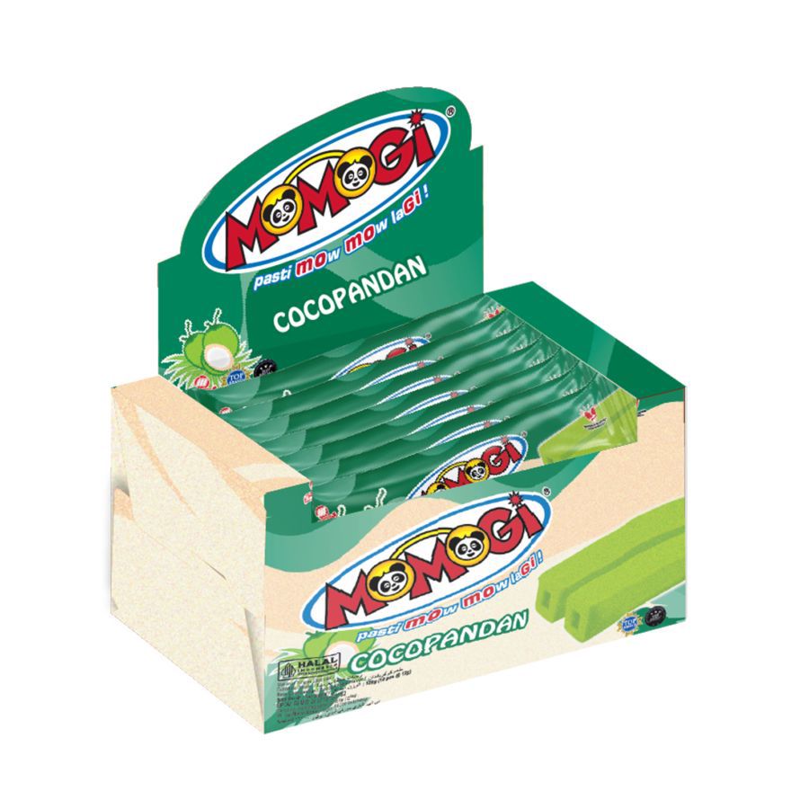 Momogi Stick Cocopandan Box 10 pcs 110gram