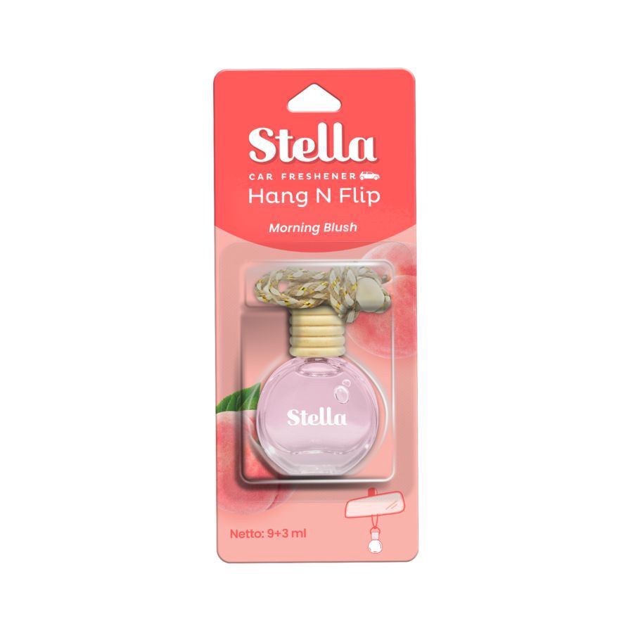 Stella Car Freshener Hang n Flip Morning Blush 12ml