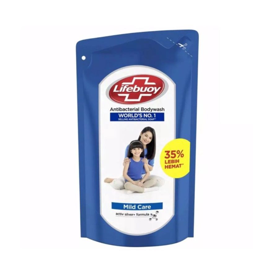 Lifebuoy Mild Care Anti Bacterial Body Wash Pouch 800ml