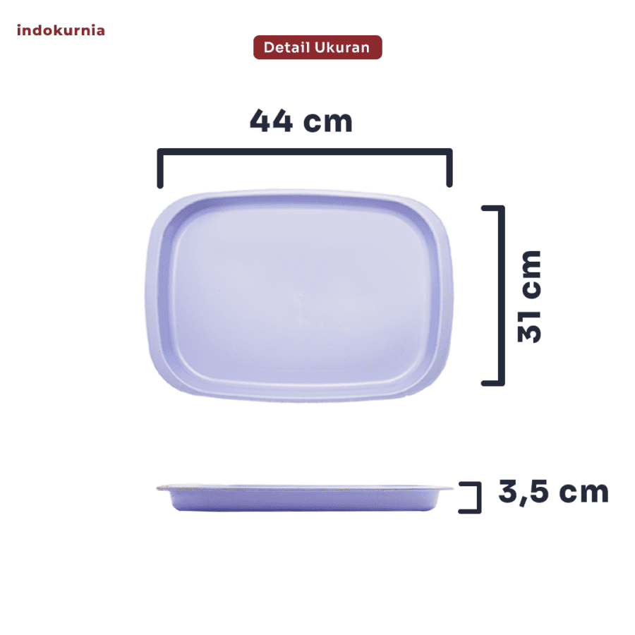 Nampan Casual Pastel Medium Light Grey
