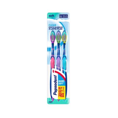 Pepsodent Nanosoft Clean Sikat Gigi