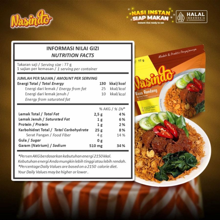 Nasindo Nasi Goreng Pouch 85gram