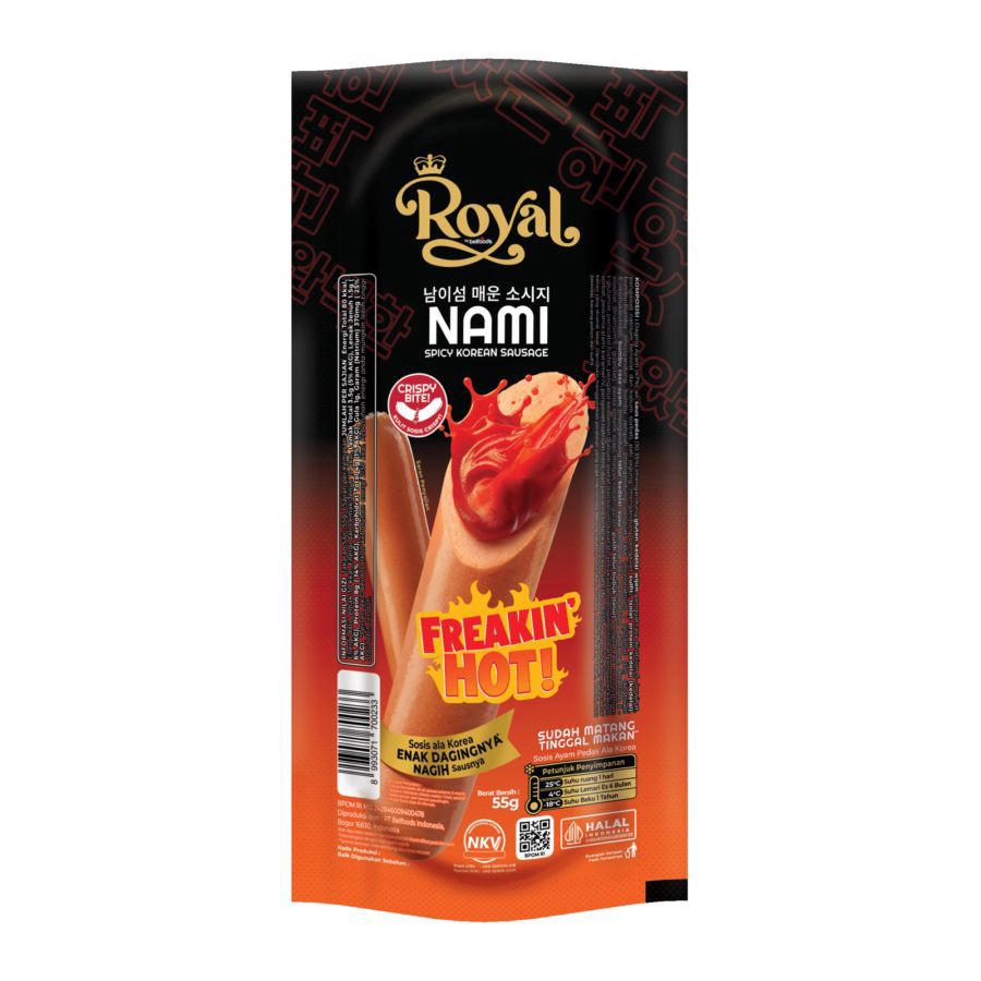 Belfoods Royal Nami Spicy Korean Sausage 55gram