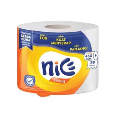Nice Living Toilet Tissue Core Emboss 460 + 50 Helai