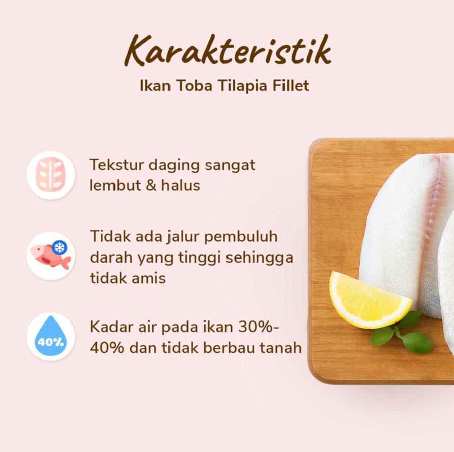 Ikan Nila Fillet 200gram