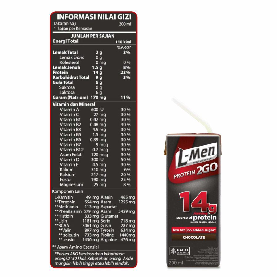 L-Men Hi Protein Chocolate 200ml