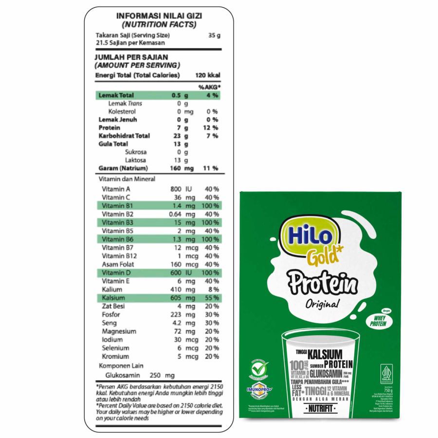 Hilo Gold Original Susu Bubuk Dewasa