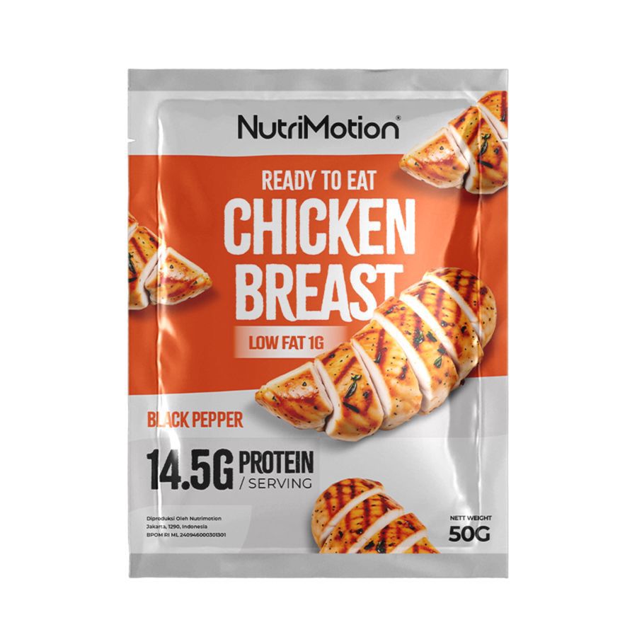 Nutrimotion Cemilan Sehat Dada Ayam Siap Makan 50gram