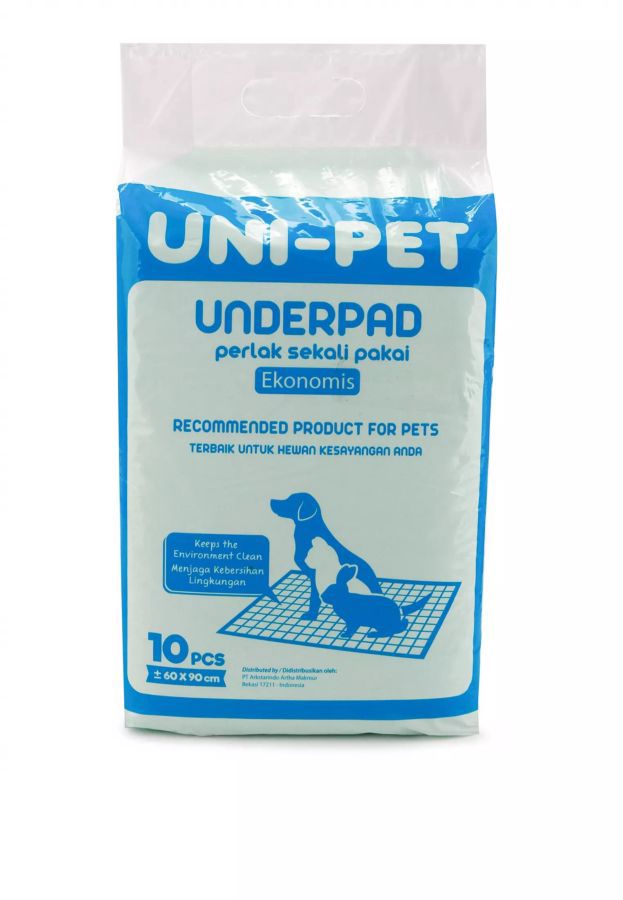 UniPet Underpad Perlak Sekali Pakai Size 60x90cm 1pack