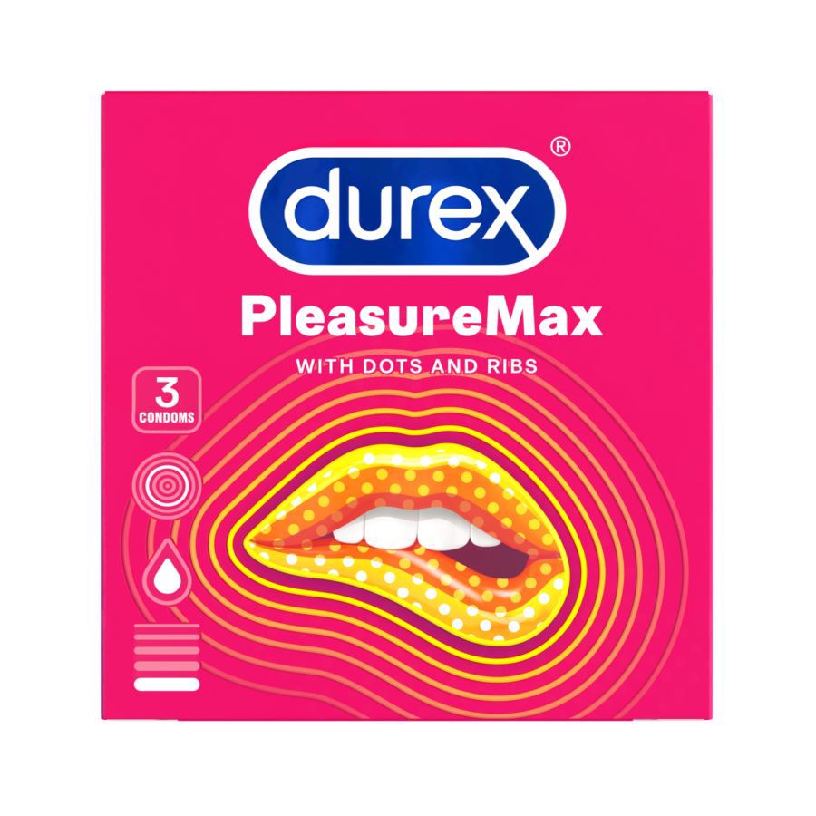 Durex PleasureMax Gerigi Kondom Pria 3sachets
