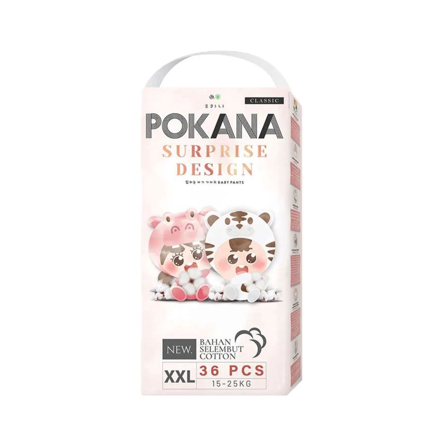 Pokana Surprise Design Pants Diapers XXL36