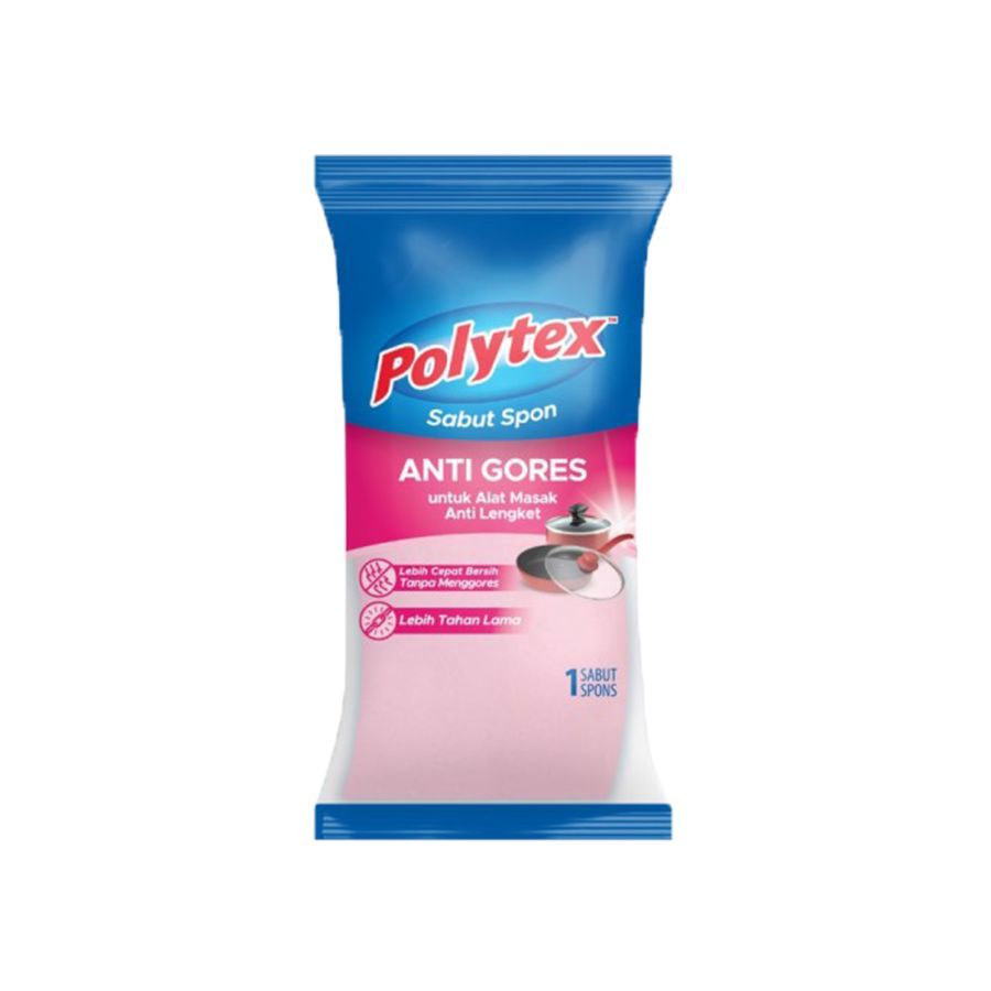 Polytex Sabut Spon Cuci Piring Anti Gores 1pcs