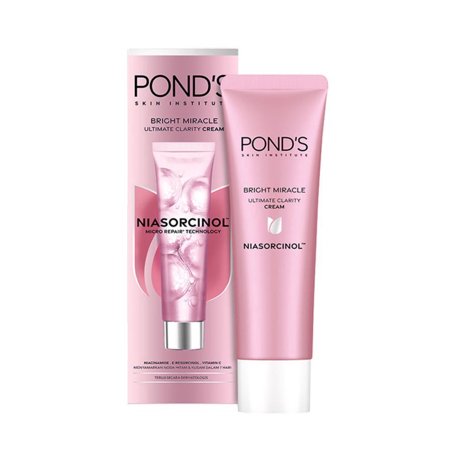 Pond'S Bright Miracle Ultimate Niasorcinol Clarity Cream Pencerah Wajah 20gram