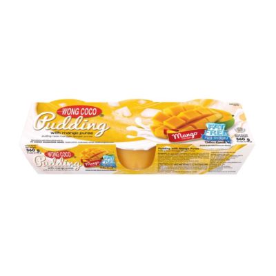 Wong Coco Pudding with Mangga Puree