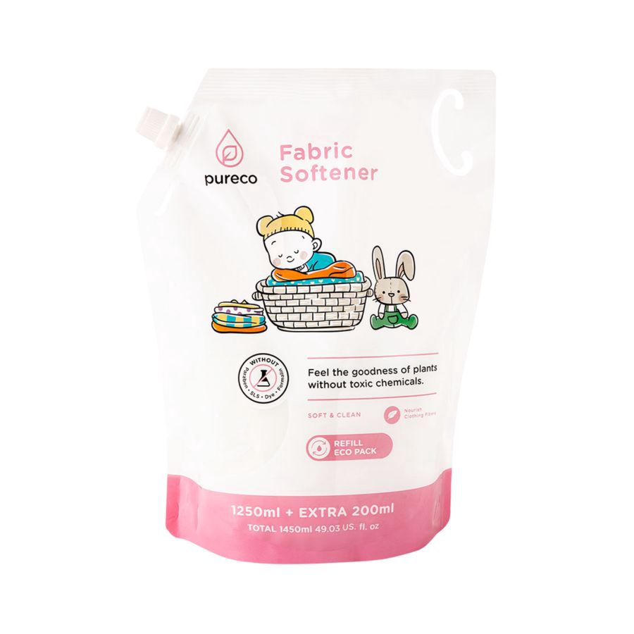 Pureco Fabric Softener Pelembut Pakaian Refill Extra 200 ml 1250ml