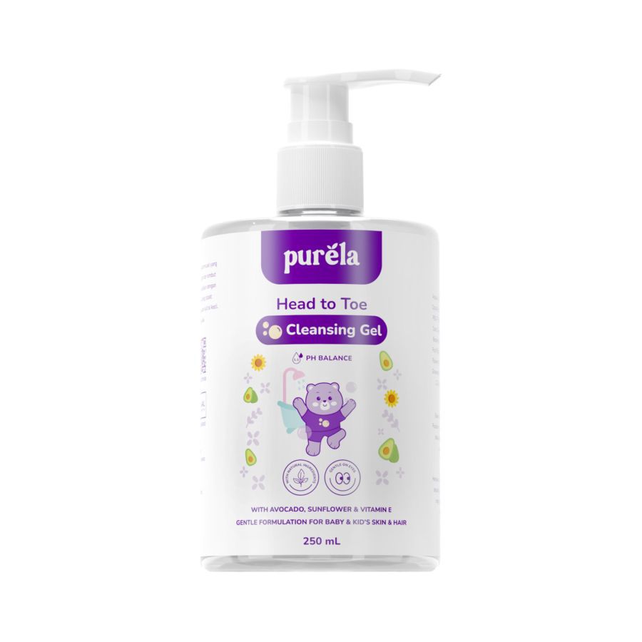 Purela Head to Toe Baby & Kids Cleansing Gel 250ml