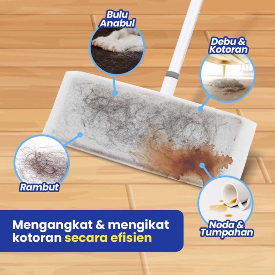 Bagus Micromate Quick Sweeper Pembersih Lantai Set 1pcs