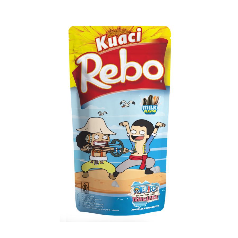 Rebo Kuaci Milk 120gram