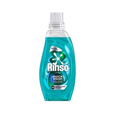 Rinso Quick Wash Power Clean Deterjen Cair