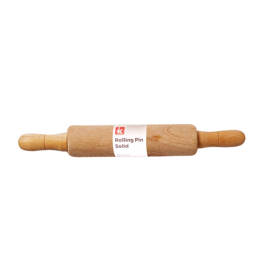 Indokurnia Rolling Pin Kayu Gagang Solid 1pcs