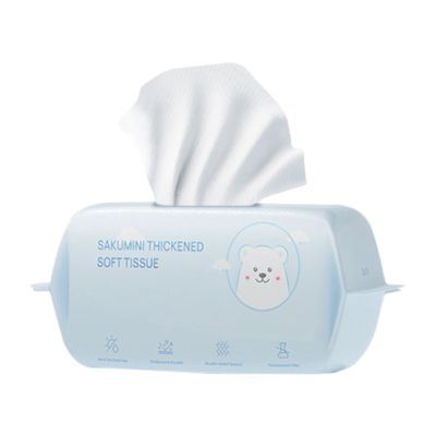 Sakumini Tisu Kering Bayi Facial Tissue Wipes Hand Mouth