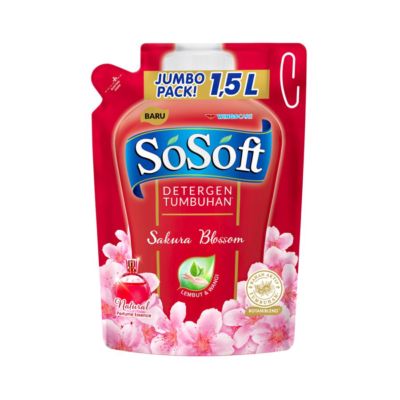 So Soft Sakura Blossom Deterjen Cair Pouch