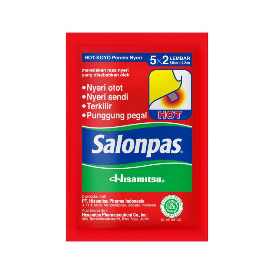 Salonpas Hot Koyo Pereda Nyeri Otot 10sheets