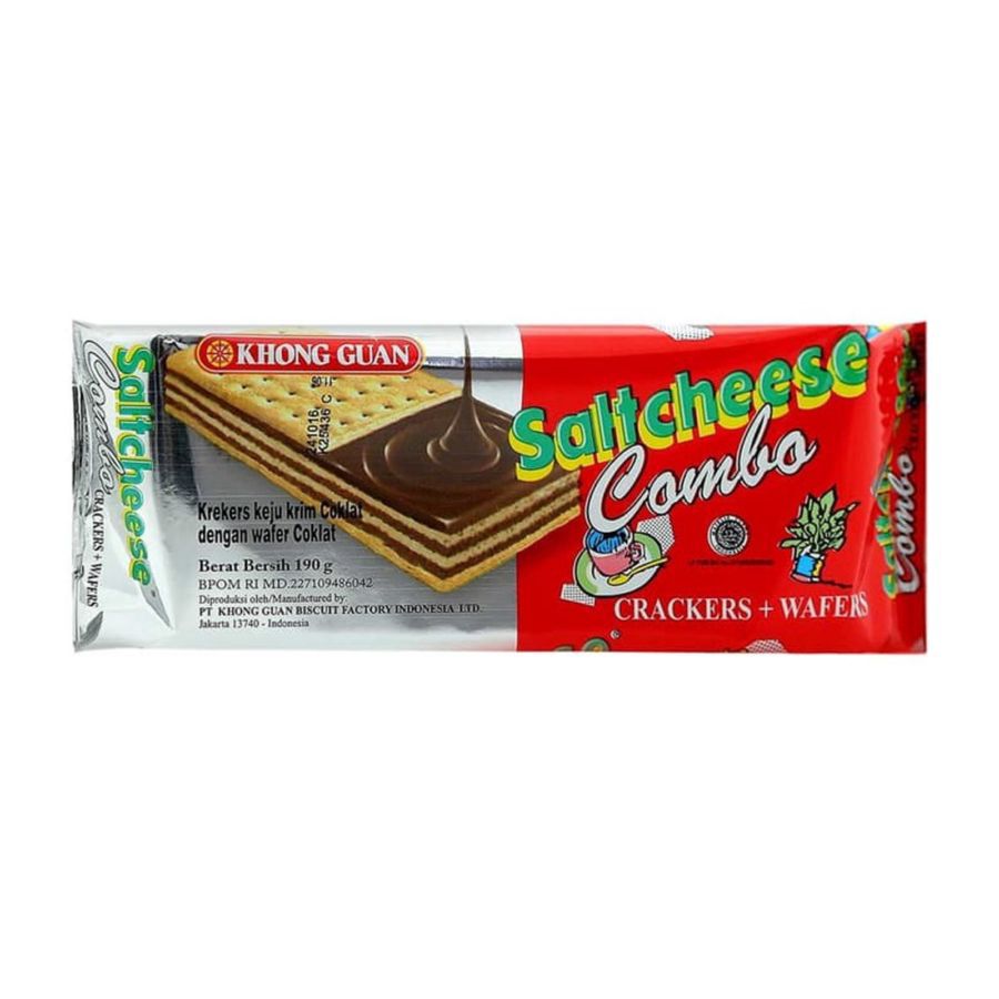 Khong Guan Saltcheese Combo Cokelat 175gram