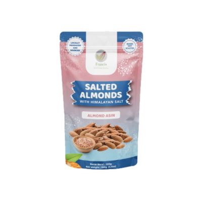 Francis Organic Salted Almonds with Himalayan Salt 100gram