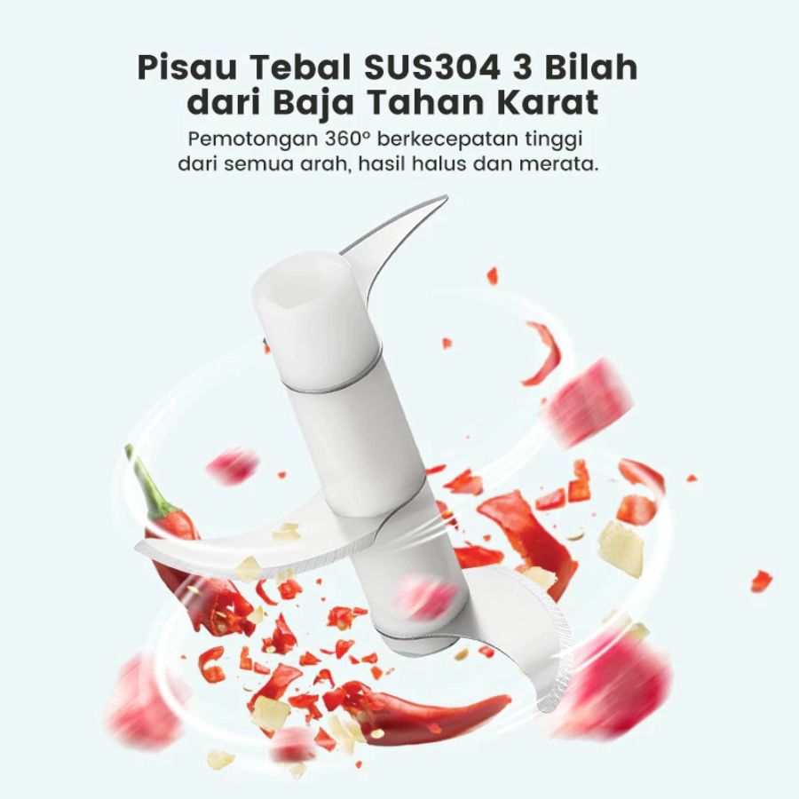 Samono Chopper Portable Kapasitas 300 ml SW-L5 1pcs