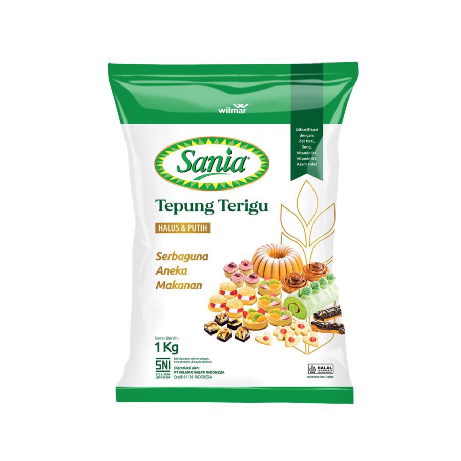 Sania Tepung Terigu 1kg 1kg