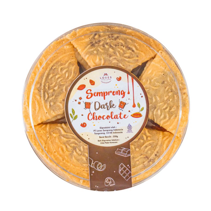 Loves Semprong Dark Chocolate 185gram