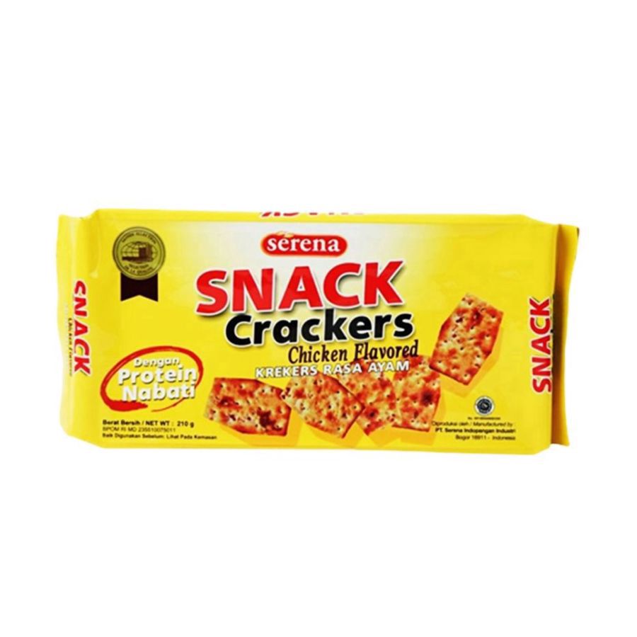 Serena Snack Crackers Chicken Flavored 210gram