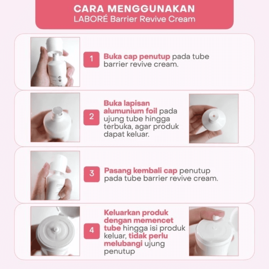 LABORE Sensitive Skin Care BiomeRepair Barrier Revive Cream Pelembab Wajah 100ml
