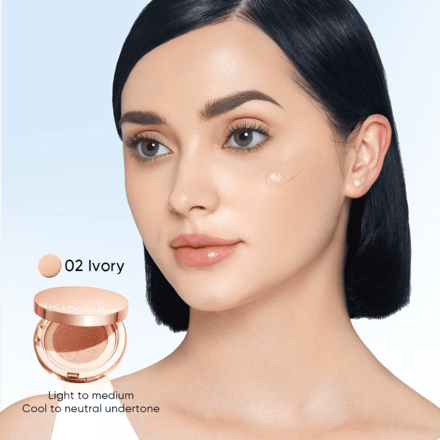 Skintific Cover All Perfect 02 Ivory SPF 35 PA+ Cushion 11gram