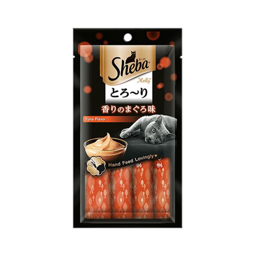 Sheba Melty Tuna Mix Snack Kucing 4 stick x 12 gram 1pack