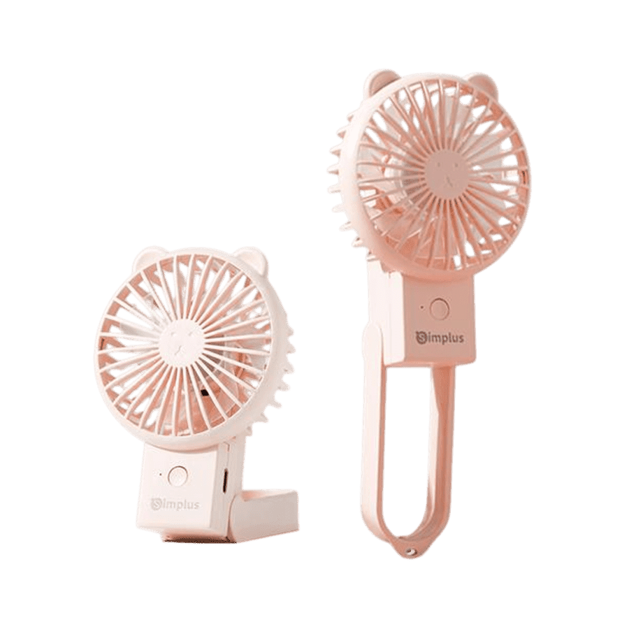 Simplus Mini Fan Lipat Portabel Pink 1pcs